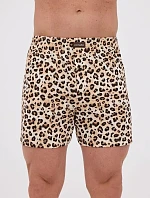 Dámské boxerky Classic 001/181 Hnědo béžová vzor - Cornette