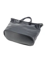 Moderní dámská shopperka černá 5V2QV - Vivian