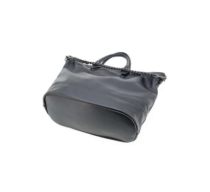 Moderní dámská shopperka černá 5V2QV - Vivian