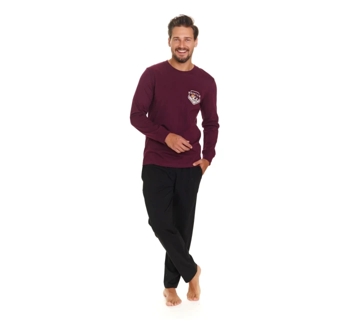 Pánské pyžamo model 20555227 wine plus - Doctornap