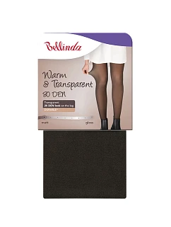 Dámské teplé punčochové kalhoty 80 DEN WARM & model 22343648 80 DEN černá - Bellinda
