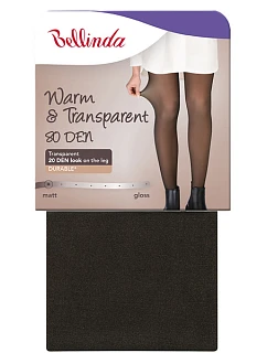 Dámské teplé punčochové kalhoty 80 DEN WARM & model 22343648 80 DEN  černá - Bellinda