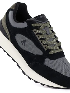 Pánské kožené sportovní polobotky černé Mcrthur MA254