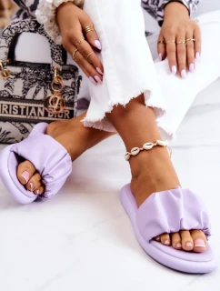 Dámské klasické pantofle fialové Feline