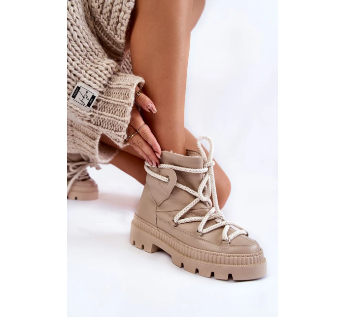 Dámské módní sněhule Béžove model 21603560 - Boto