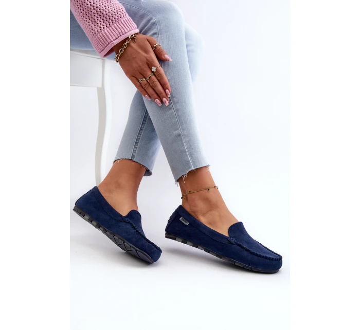 Dámské mokasíny z ekologického semiše černé Amrutia Dámské mokasíny z ekologického semiše černé Amrutia