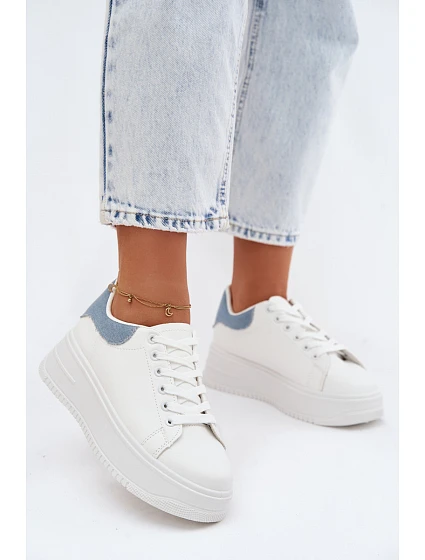 Dámské tenisky na platformě z umělé kůže model 22107415 - Boto Dámské tenisky na platformě z umělé kůže model 22107415 - Boto