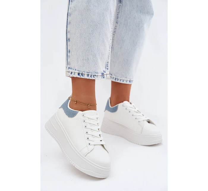 Dámské tenisky na platformě z umělé kůže model 22107415 - Boto Dámské tenisky na platformě z umělé kůže model 22107415 - Boto