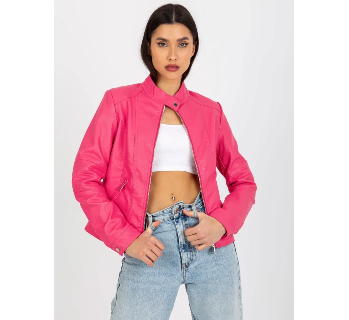 Dámská bunda NM KR G103 .00P tmavě růžová - FPrice