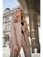 model 20502930 Květinové sako béžové - STYLOVE model 20502930 Květinové sako béžové - STYLOVE