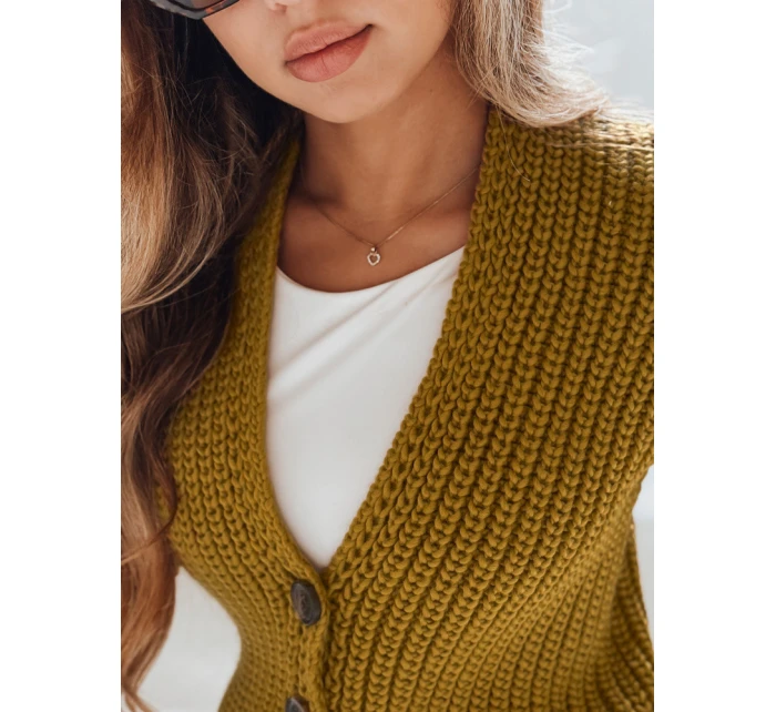 Dámský hořčicový svetr NUTI FashionStreet MY1673