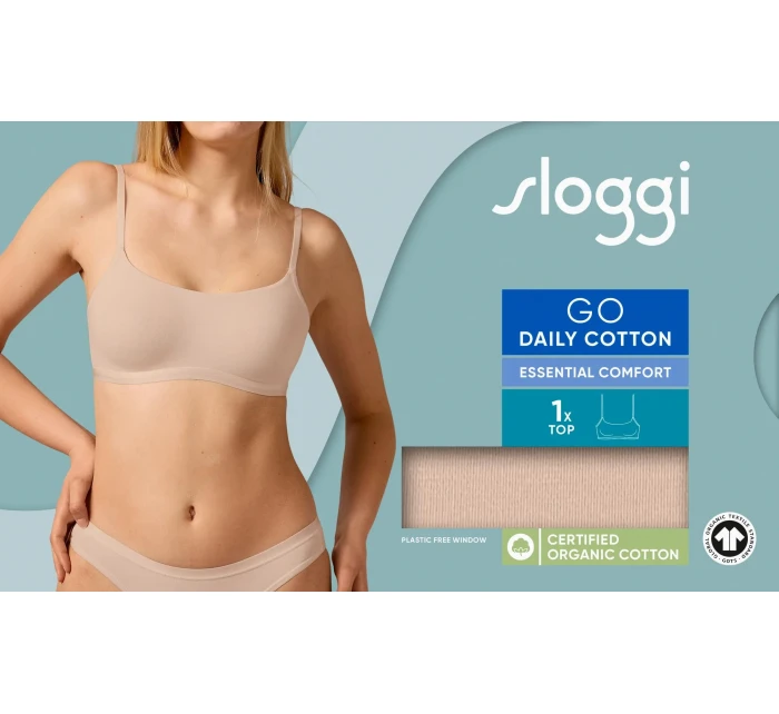 sloggi GO Daily Cotton Top - BROWN - SLOGGI BROWN - SLOGGI sloggi GO Daily Cotton Top - BROWN - SLOGGI BROWN - SLOGGI