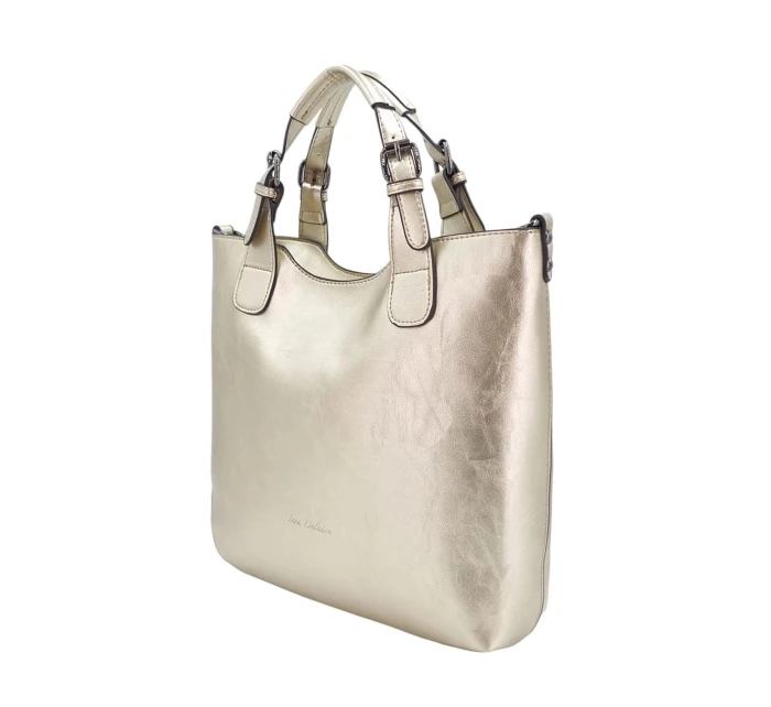 Módní zlatá dámská kabelka 2QAAG - Ines Delaure