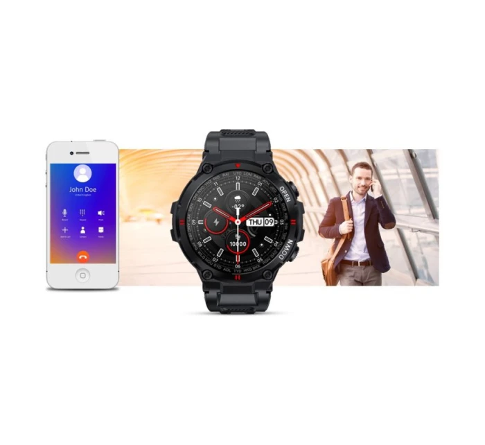 Chytré hodinky GIEWONT Black GW430-1 Chytré hodinky GIEWONT Black GW430-1