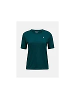 Dámské tričko PEAK PERFORMANCE W Wool-Blend Shortsleeve, zelené Dámské tričko PEAK PERFORMANCE W Wool-Blend Shortsleeve, zelené