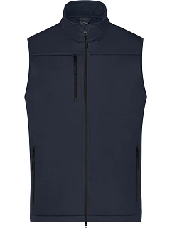 JN Pánská 3vrstvá softshellová vesta 02. navy model 22530760 - Daiber