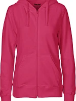 Neutral O 83301 Dámská mikina s kapucí z bio bavlny 77.8331 pink