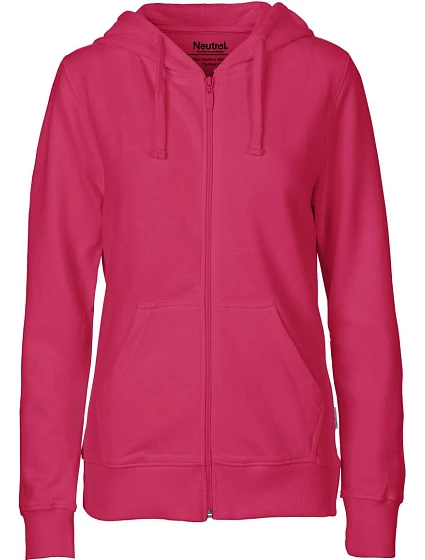 Neutral O 83301 Dámská mikina s kapucí z bio bavlny 77.8331 pink Neutral O 83301 Dámská mikina s kapucí z bio bavlny 77.8331 pink