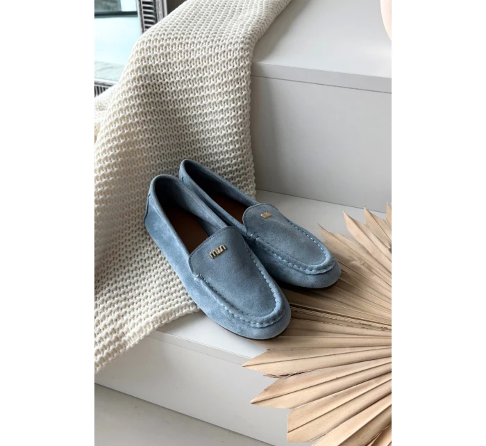 Dámské s malým zlatým detailem modré model 21900417 - Boto