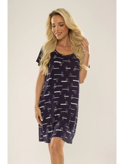 Dámská noční košile LOVE model 22343375 - De Lafense Dámská noční košile LOVE model 22343375 - De Lafense