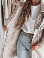 Dámská přechodná bunda parka béžová Dstreet model 21986946 - FashionStreet