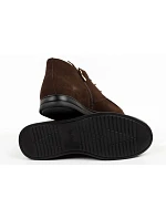 buty męskie skórzane brązowe na model 22556217 - Lee Cooper