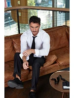 NEOBLU Basile Men Piqué košile s dlouhým rukávem 24.3777 night blue NEOBLU Basile Men Piqué košile s dlouhým rukávem 24.3777 night blue