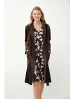 sametový župan model 20515853 - Vamp sametový župan model 20515853 - Vamp