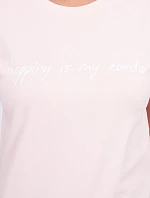 Nakupování je moje kardio blůza pudrově růžová