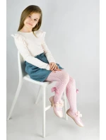 AŽUROVÉ PUNČOCHOVÉ KALHOTY S MAŠLÍ RB019 2-6 L