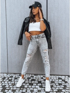 Dámské džíny boyfriend LORENT light grey FashionStreet UY1375