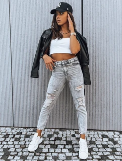 Dámské džíny boyfriend LORENT light grey FashionStreet UY1375