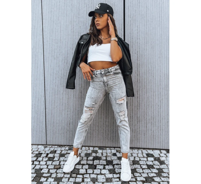 Dámské džíny boyfriend LORENT light grey FashionStreet UY1375