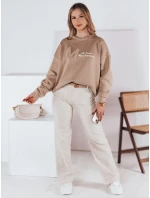 Dámská oversize mikina coffee Dstreet model 21983651 - FashionStreet