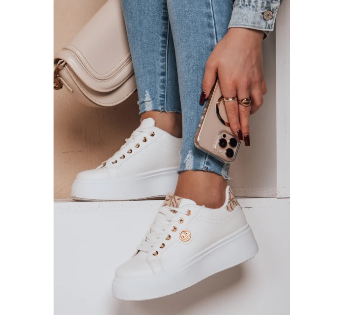 Dámské tenisky na platformě RIFII beige FashionStreet ZY0688