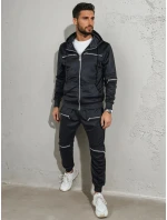 Pánská černá tepláková souprava Dstreet AX0812