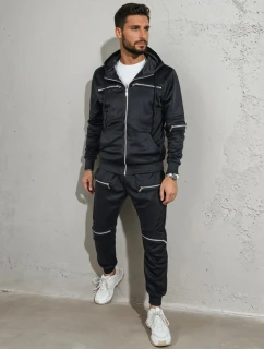 Pánská černá tepláková souprava Dstreet model 21990371 - FashionStreet