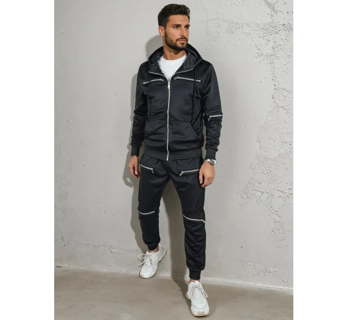 Pánská černá tepláková souprava Dstreet AX0812