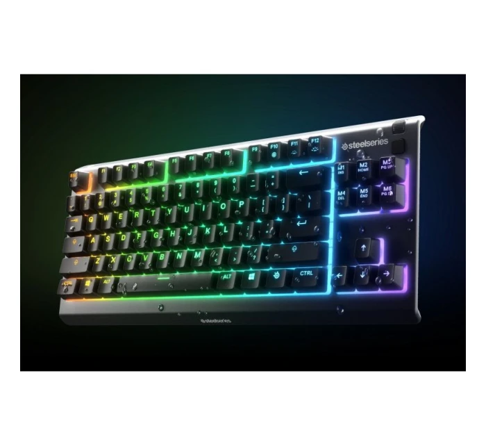 SteelSeries Apex 3 Bezklávesová herní klávesnice RGB LED světlo Americké drátové spínače Whisper-Quiet SteelSeries Apex 3 Bezklávesová herní klávesnice RGB LED světlo Americké drátové spínače Whisper-Quiet