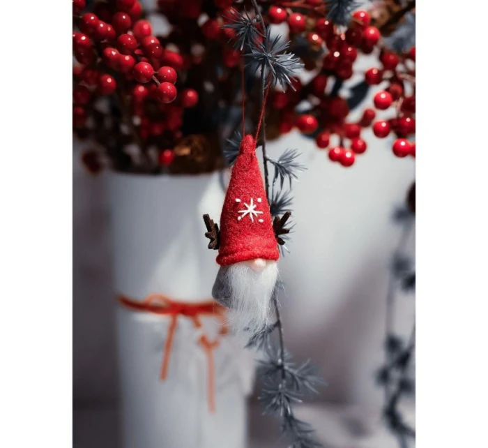 ZAWIESZKA DEKORACYJNA  MIKOŁAJ CZERWONY model 21833477