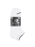 Skechers 3pk Unisex Terry Qtr Crew S111035-107 bílé 43–46