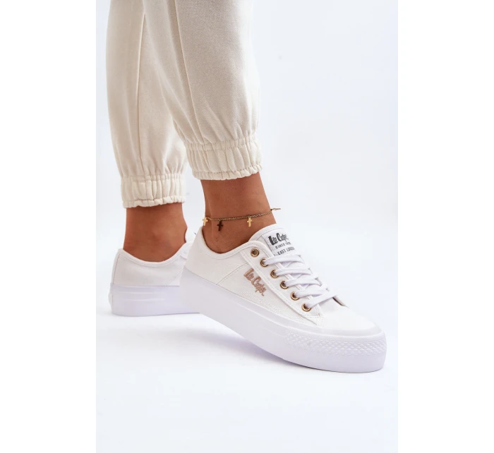Bílé Dámské Tenisky na Platformě model 21648155 - Lee Cooper