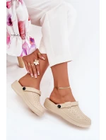 Pěnové Pantofle Dámské Béžové model 21703196 - EVENTO Pěnové Pantofle Dámské Béžové model 21703196 - EVENTO