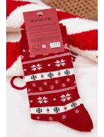 Pánské vánoční ponožky v červené model 21786689 - Aura.via