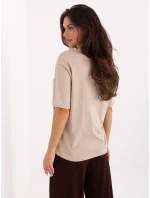 Tričko D12083AI02799A béžová Tričko D12083AI02799A béžová