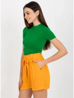 Šortky D73760R62159KA světle oranžová