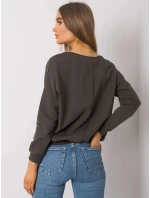 Dámská mikina RV BL 0192.55P Tmavá khaki - FPrice Dámská mikina RV BL 0192.55P Tmavá khaki - FPrice