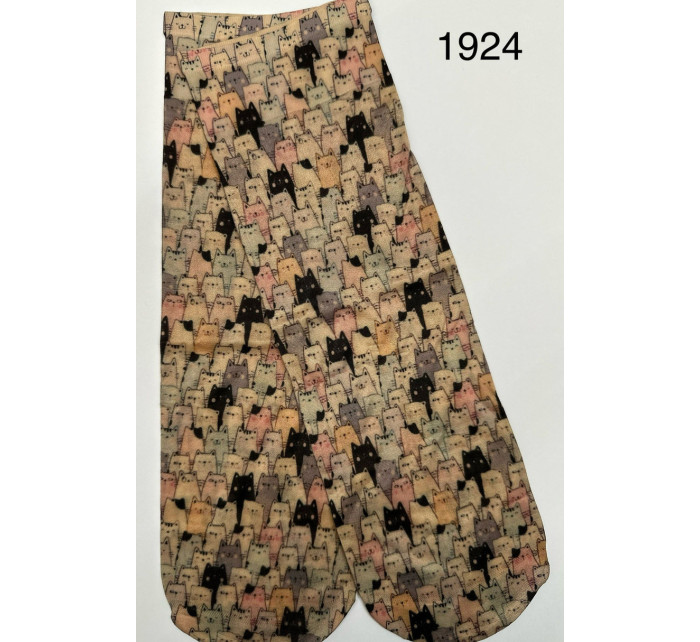 Dámské ponožky s potiskem 1924