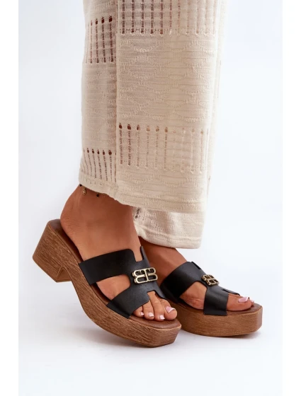 Pantofle model 198267 Step in style Pantofle model 198267 Step in style