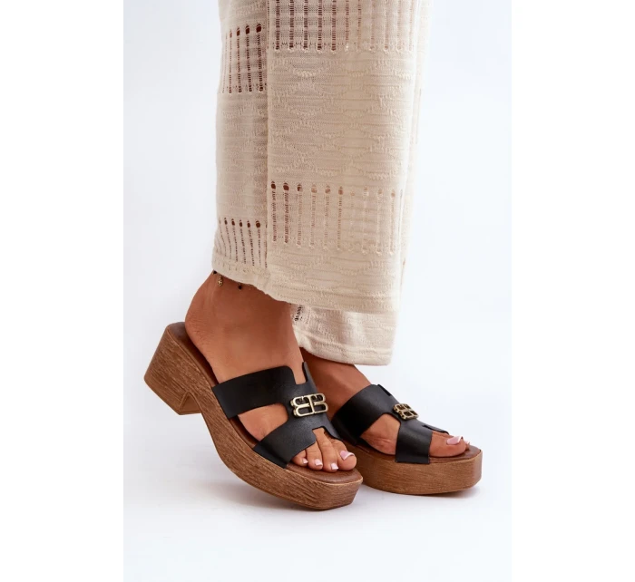 Pantofle model 198267 Step in style Pantofle model 198267 Step in style